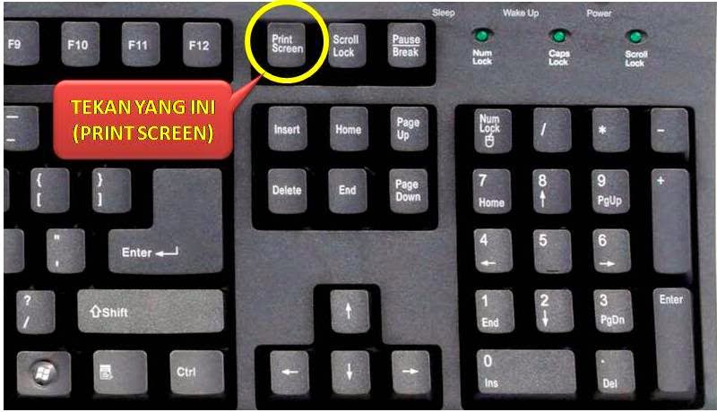 Cara screenshot windows laptop dengan print screen