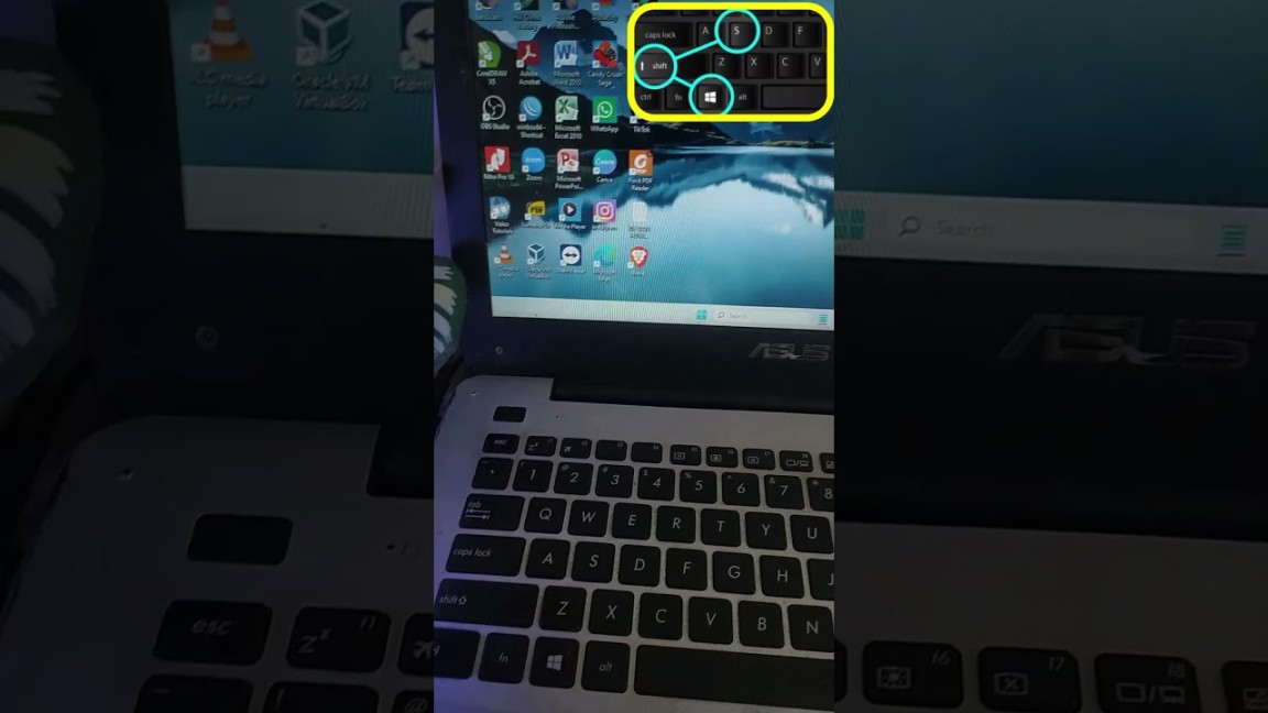 cara screenshot layar laptop #tutorial #screenshot