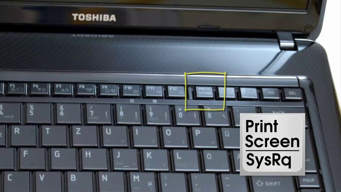 How to screenshot on Toshiba laptop Windows