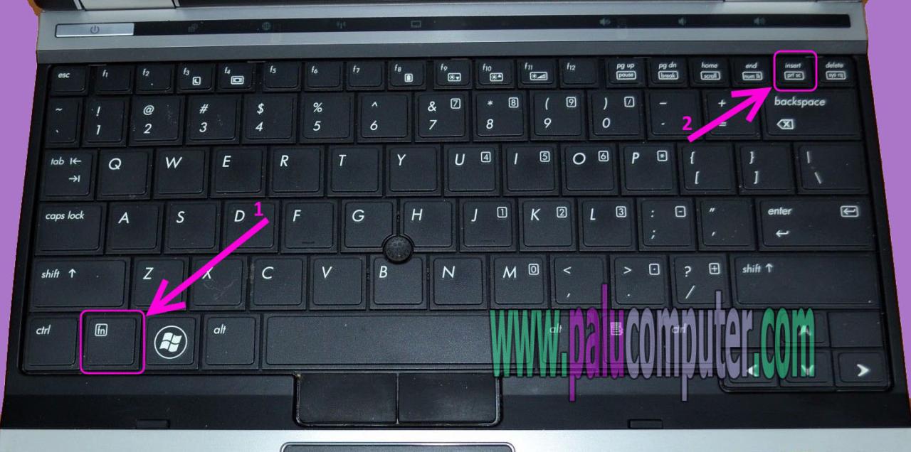 Elitebook 2540p prt asus keys tombol fn langkah berikut